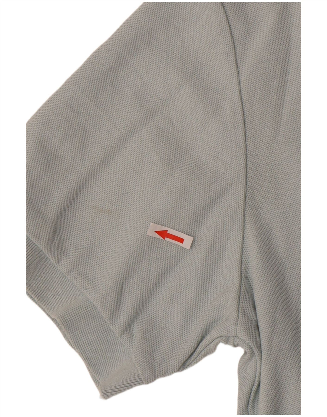 Polo da uomo Fila Large in cotone grigio