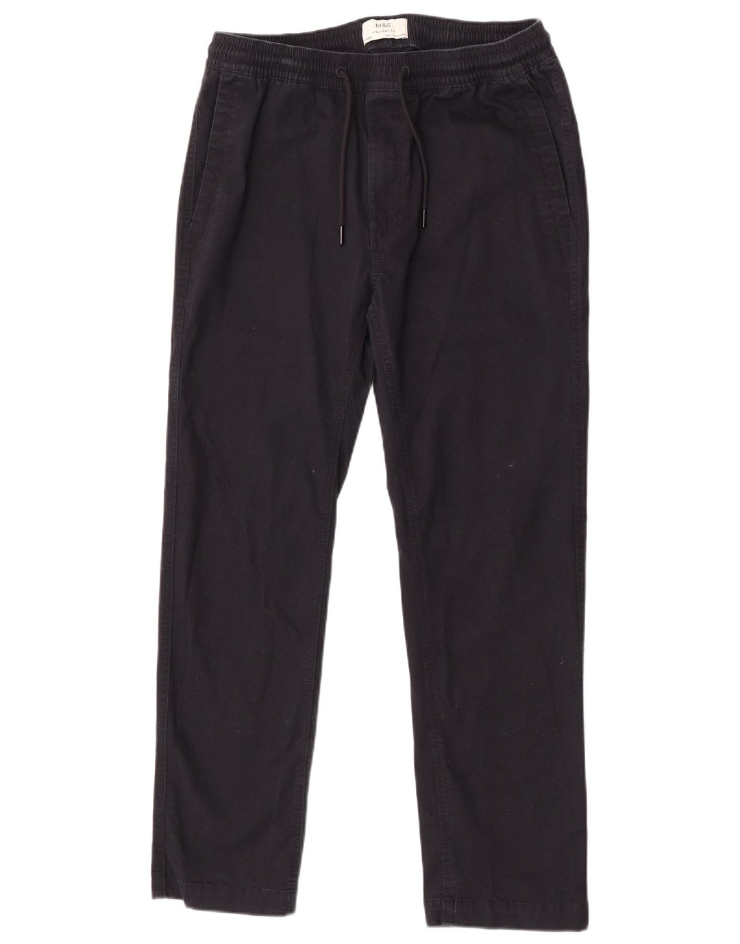 Pantaloni chino dritti da donna Marks & Spencer medi W34 L29 Blu Navy