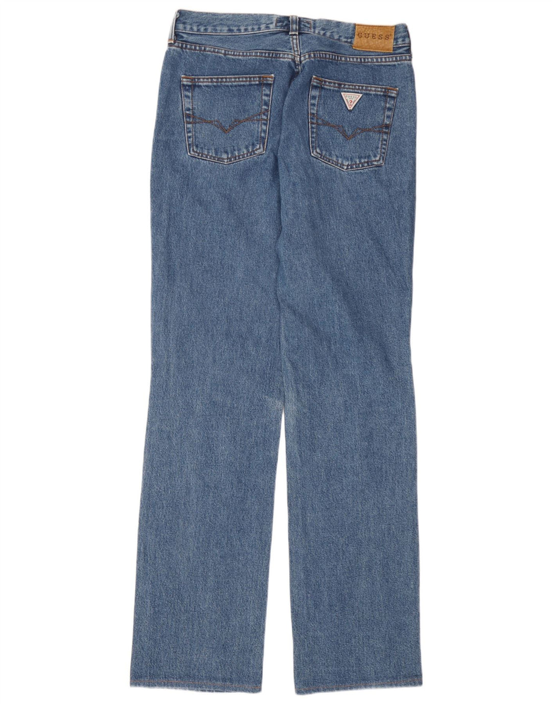 Jeans dritti da uomo Guess W31 L31 in cotone blu