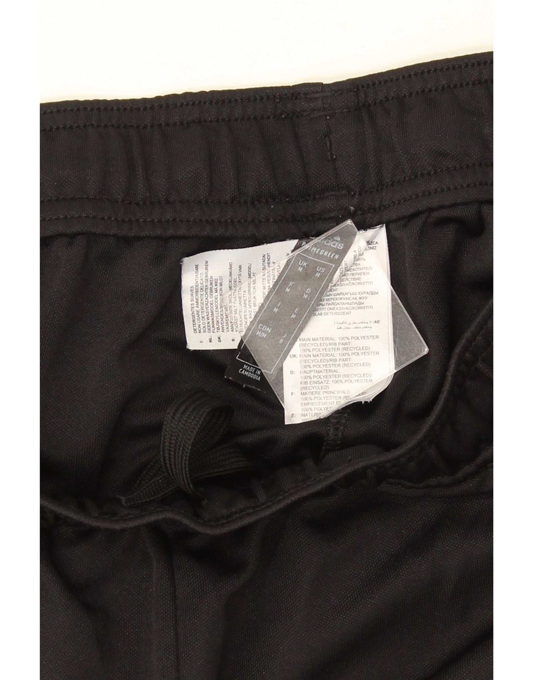 Pantaloni da tuta Adidas Aeroready da uomo in poliestere nero medio