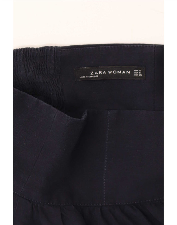Zara Minigonna da donna piccola W26 Lyocell blu navy