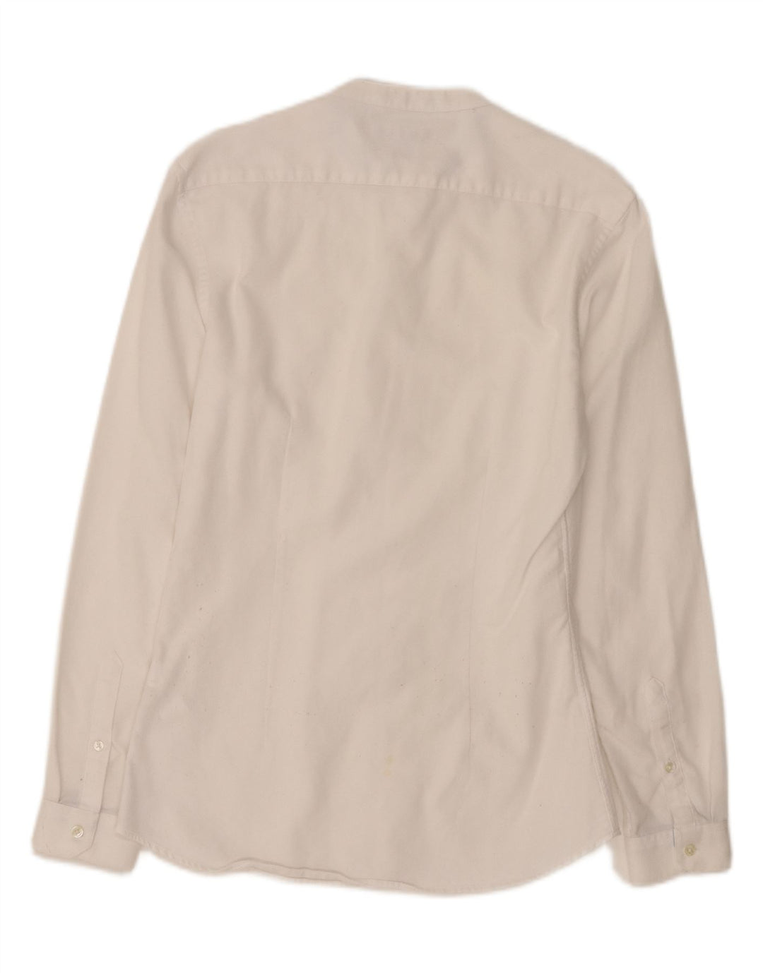 ZARA Mens Slim Fit Shirt Small White Cotton Vintage Zara and Second-Hand Zara from Messina Hembry 
