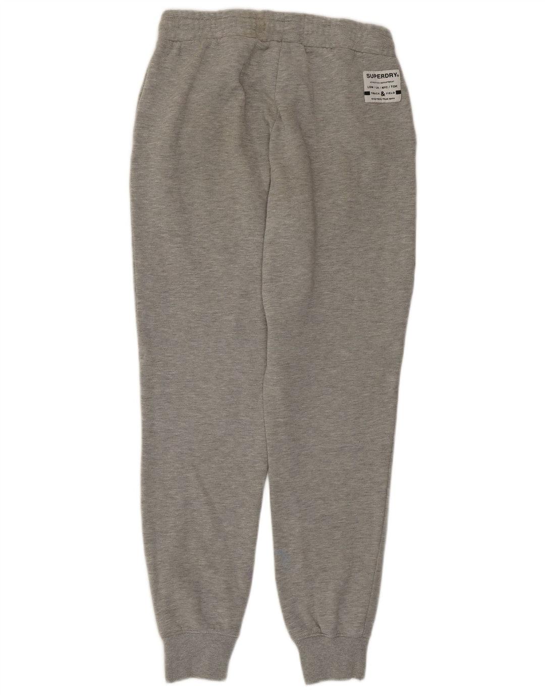 Pantaloni da tuta da donna Superdry Joggers UK 12 Cotone grigio medio