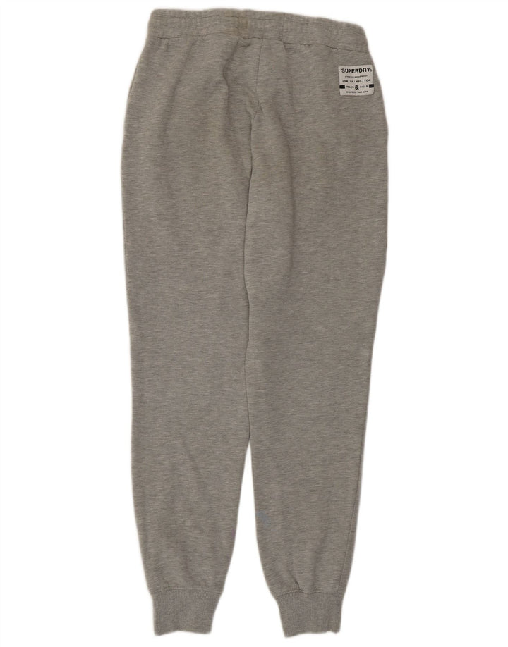 Pantaloni da tuta da donna Superdry Joggers UK 12 Cotone grigio medio