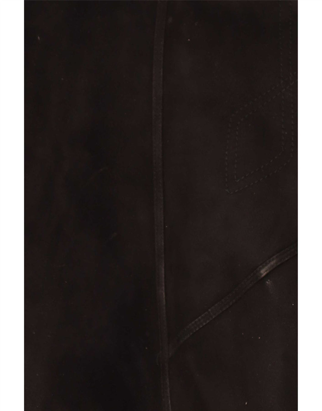 Cappotto Shearling Donna Muflone IT 48 XL Pelle Nera
