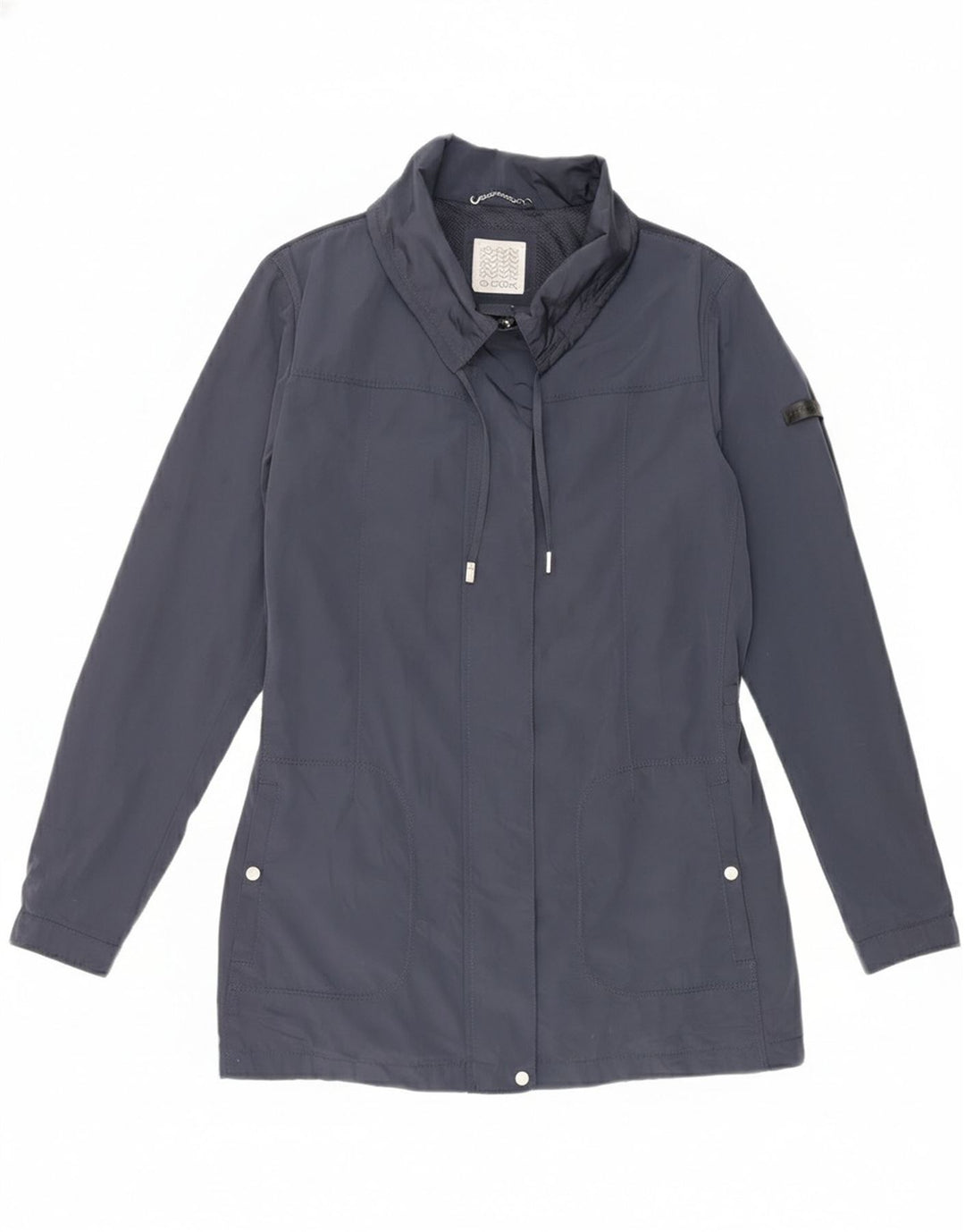 Giacca a vento da donna Geox UK 16 Large in poliestere blu navy