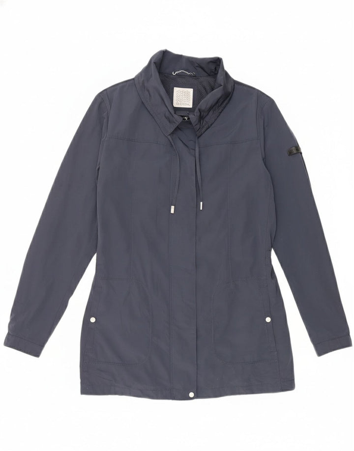 Giacca a vento da donna Geox UK 16 Large in poliestere blu navy