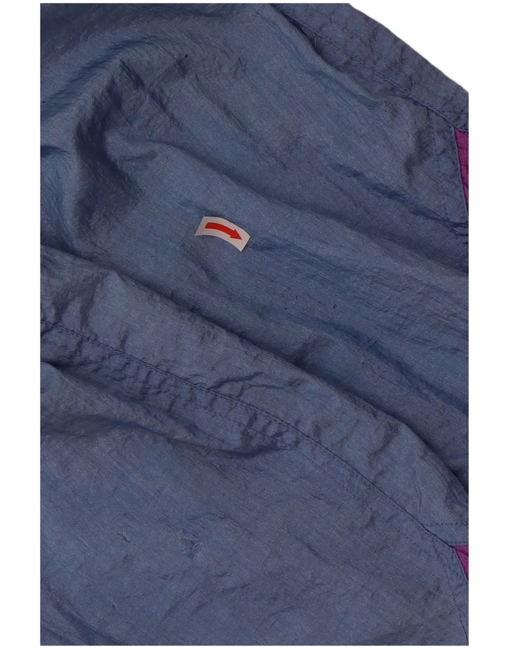 Giacca da ginnastica da uomo PUMA in poliammide color block blu medio