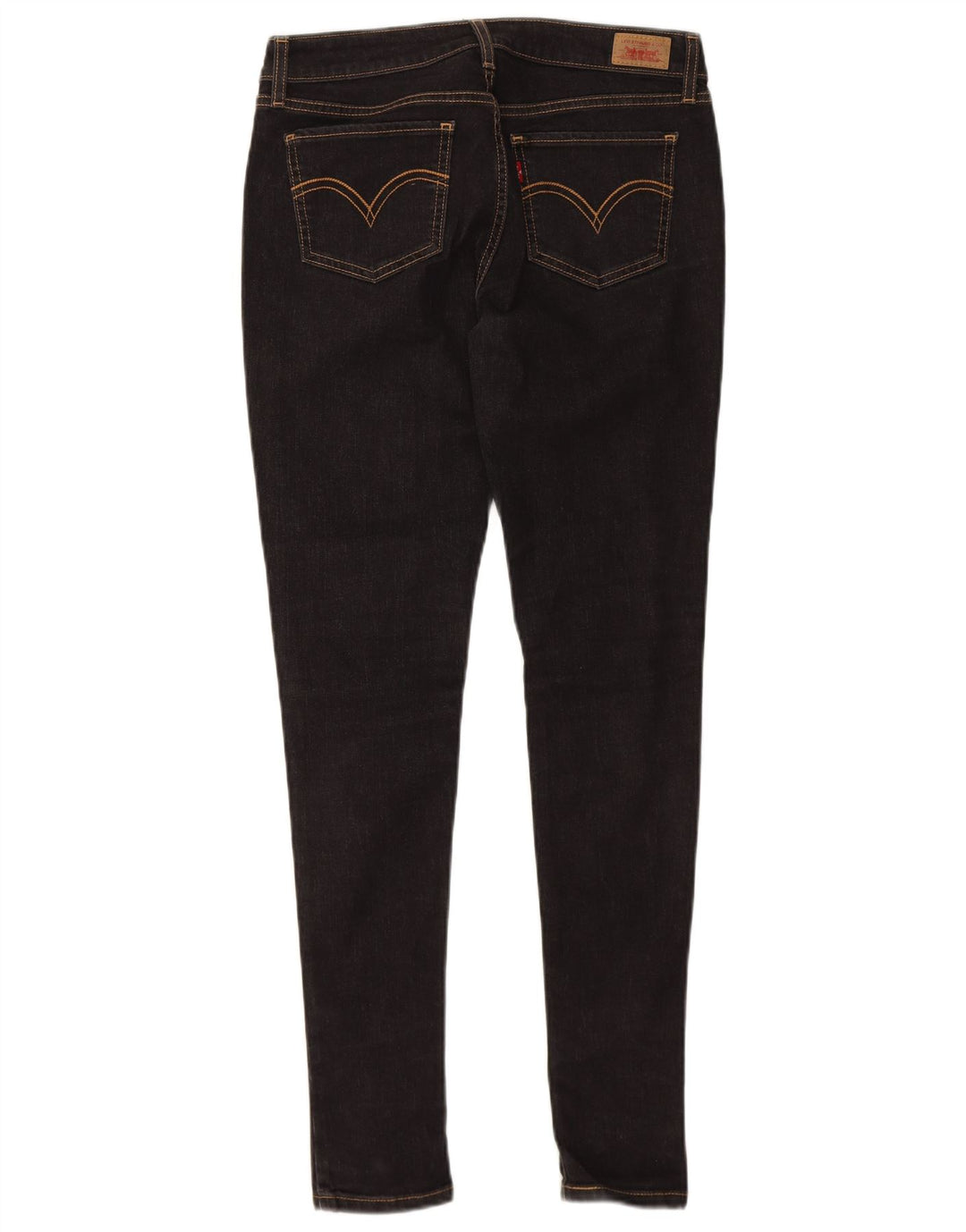 LEVI'S Womens 535 Legging Jeans W30 L32 Navy Blue Cotton