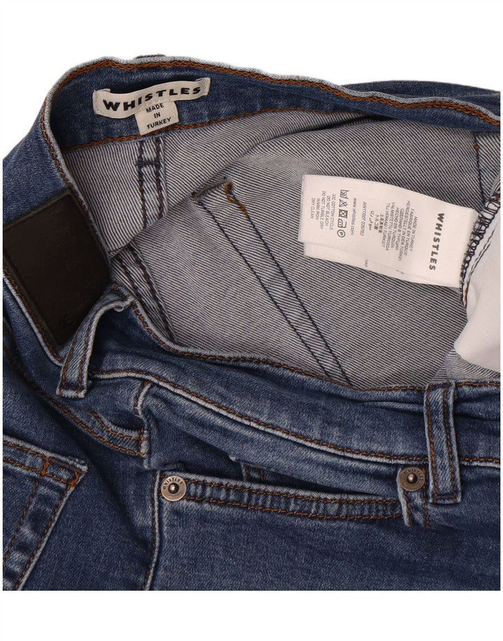Jeans corti da donna Whistles W28 L24 cotone blu