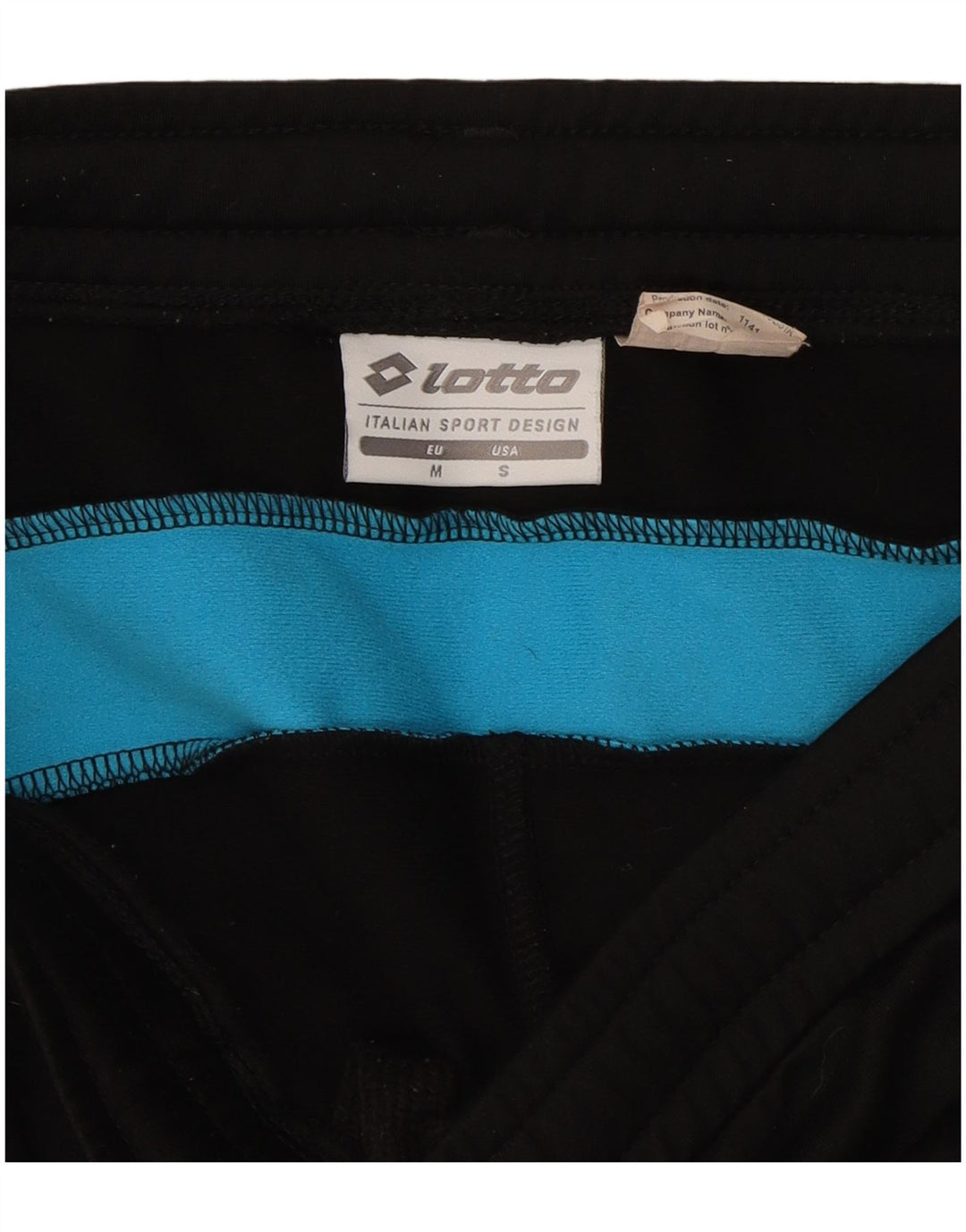 Pantaloncini sportivi da uomo Lotto Bermuda color block medio nero
