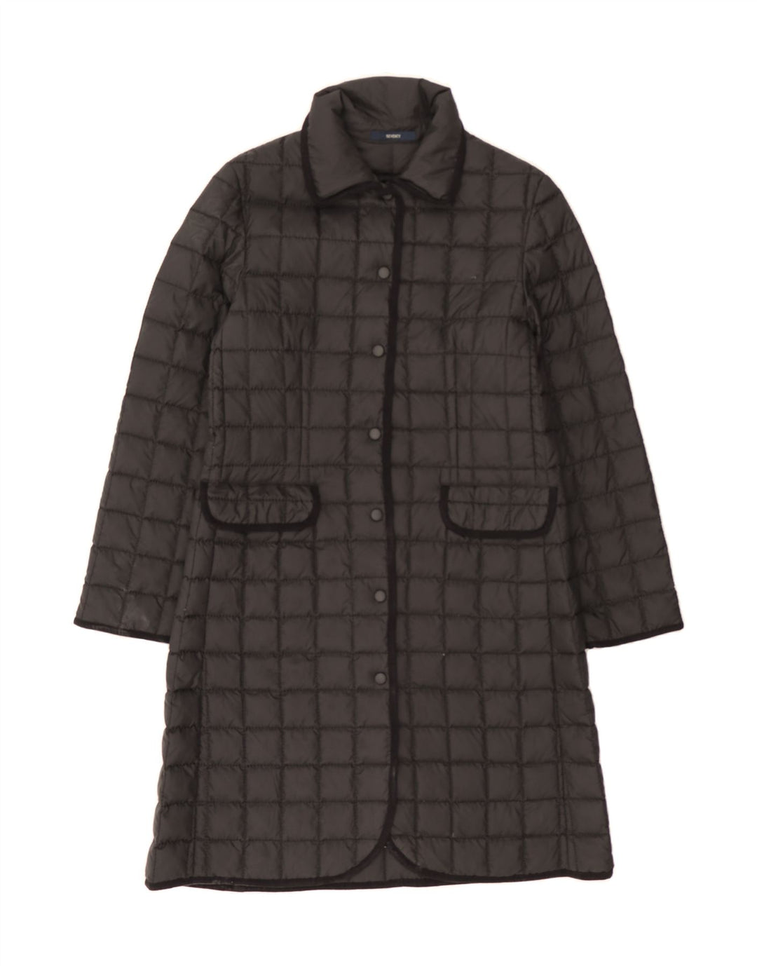 SEVENTY Womens Padded Coat UK 14 Medium Black Winter Vintage Seventy and Second-Hand Seventy from Messina Hembry 