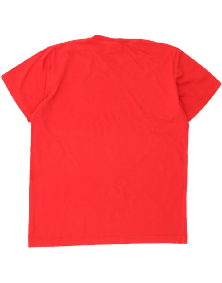 CHAMPION Mens Graphic T-Shirt Top Small Red Cotton Vintage Champion and Second-Hand Champion from Messina Hembry 