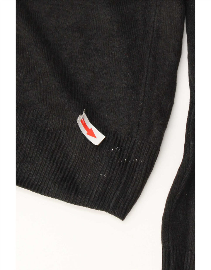 Maglione da uomo con scollo a V Marks & Spencer grande acrilico nero