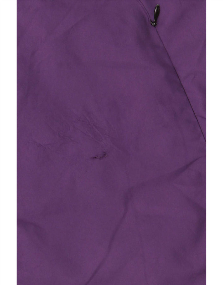 Giacca da ginnastica grafica da uomo Hummel, grande, in poliestere color block viola
