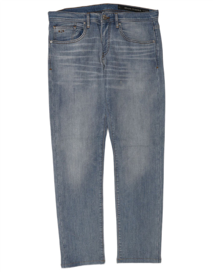 Jeans slim da uomo Armani Exchange W33 L32 cotone blu