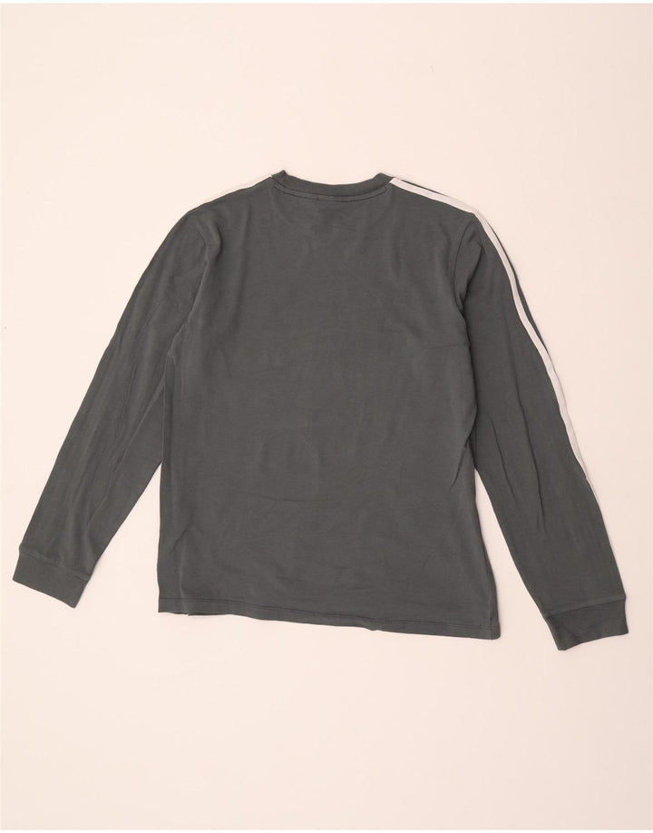 Maglia manica lunga da donna Adidas UK 18 XL cotone grigio