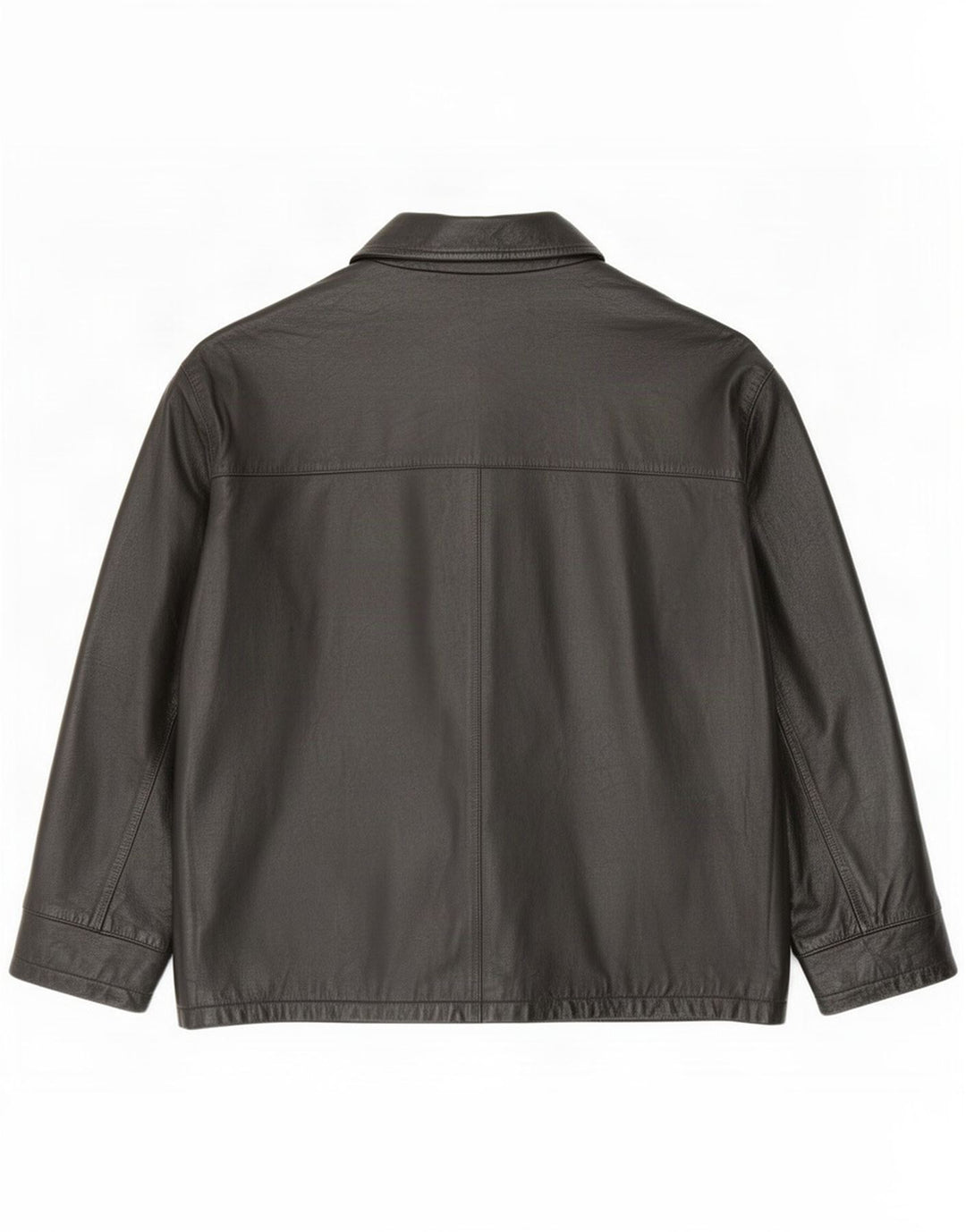 Giacca in pelle da uomo James Dillon UK 42 XL Nera
