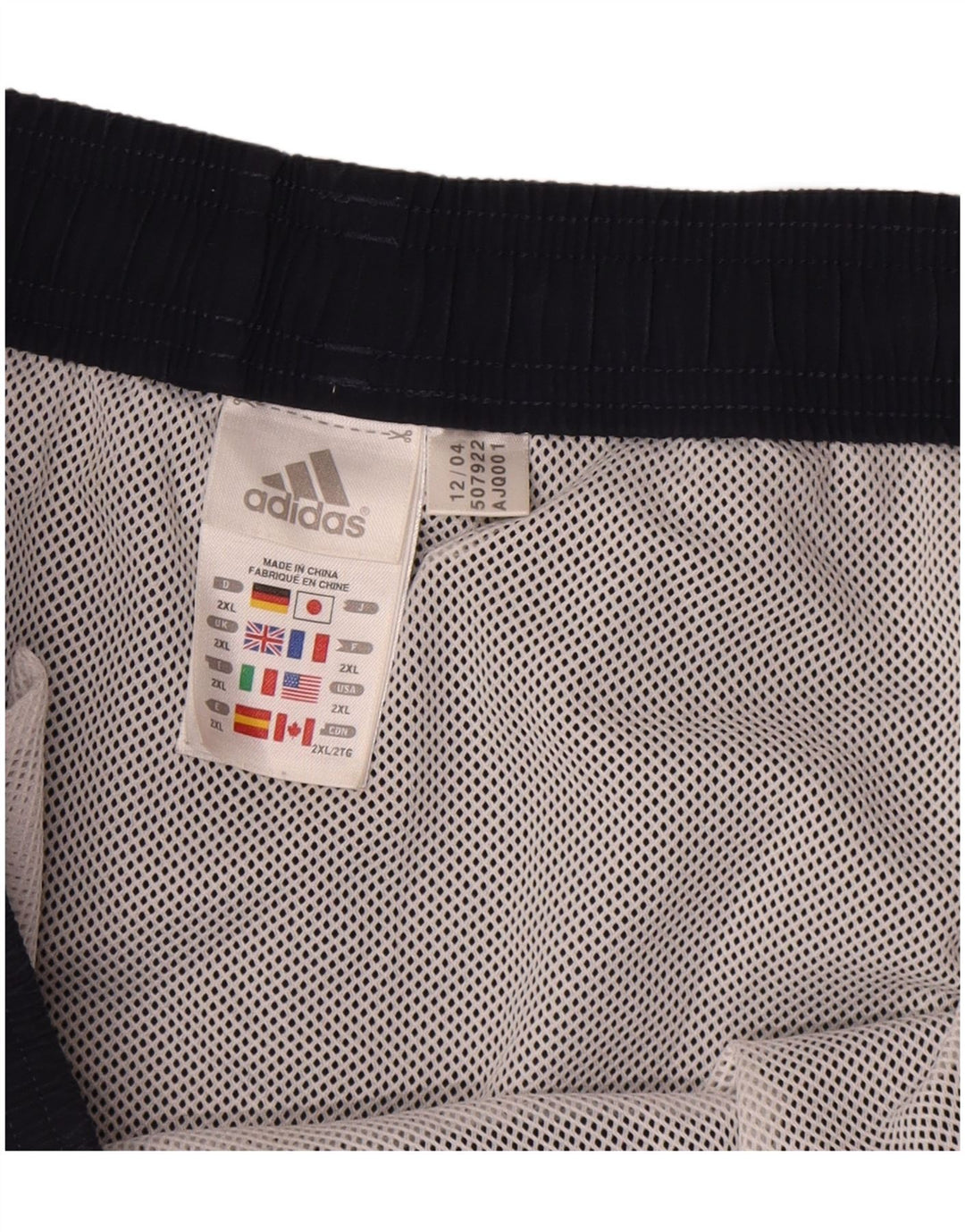 Pantaloncini da bagno da uomo Adidas 2XL poliestere blu navy