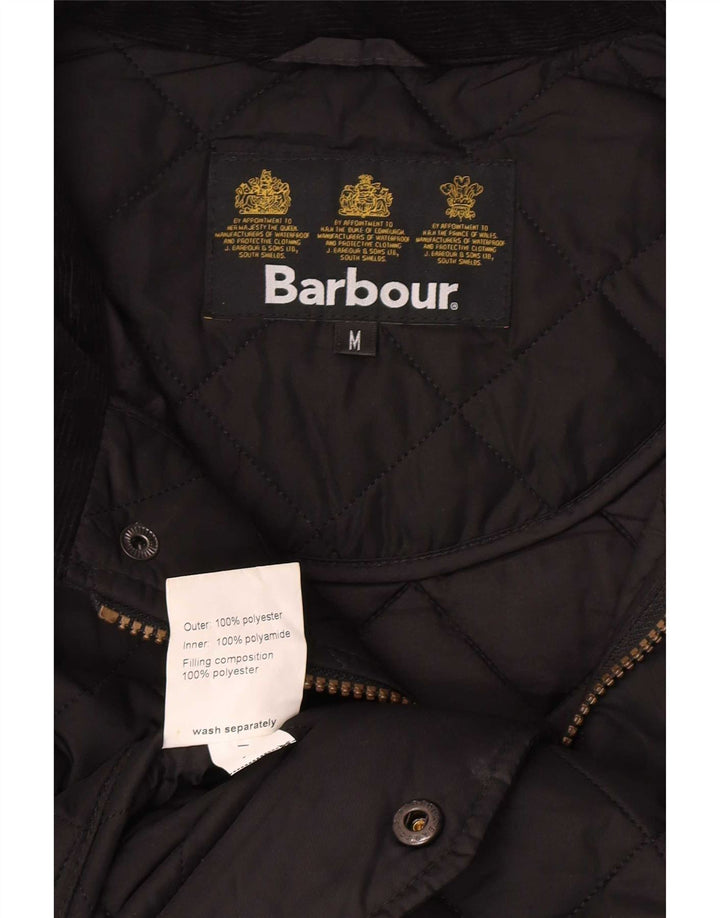 Giacca trapuntata da uomo Barbour UK 38 poliestere nero medio