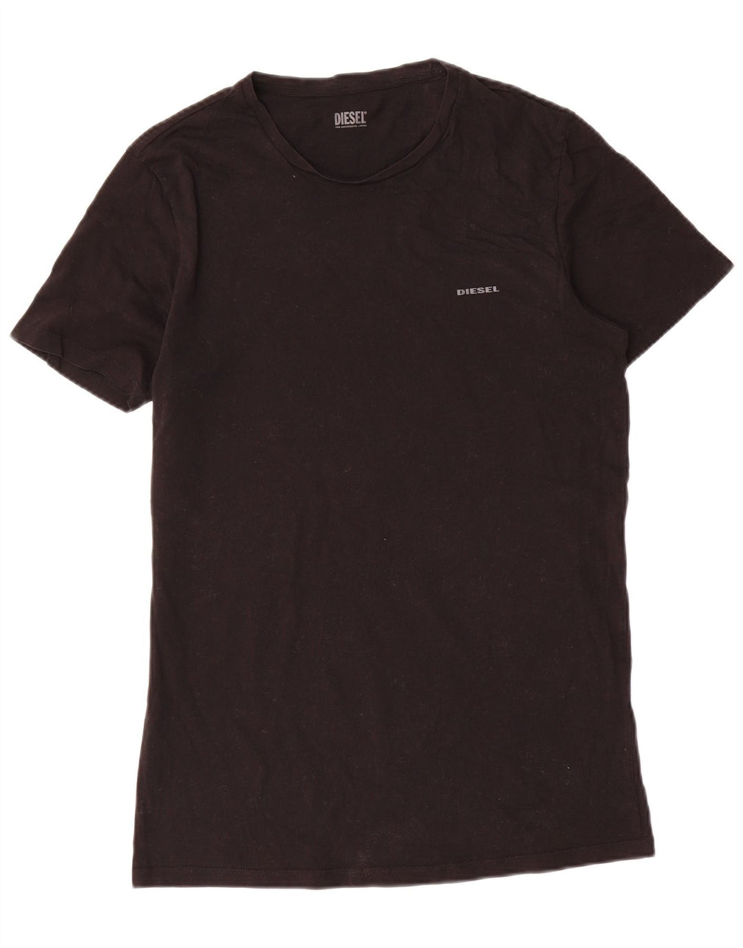 T-shirt da uomo Diesel Top grande in cotone nero