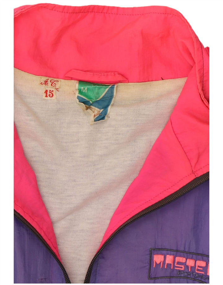 Giacca da tuta da uomo Master in poliammide color block medio multicolore