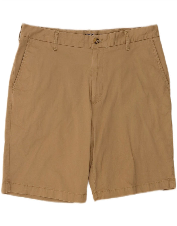 IZOD Mens Chino Shorts W34 Large  Beige Cotton Vintage Izod and Second-Hand Izod from Messina Hembry 
