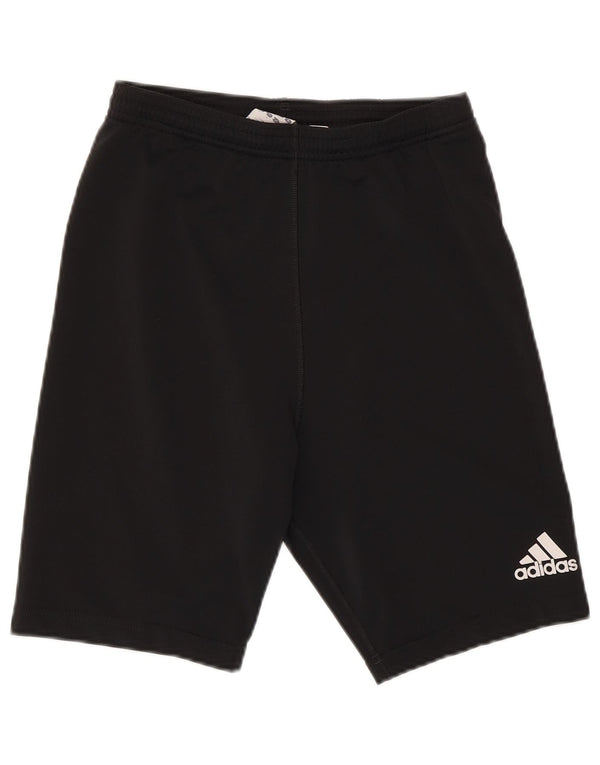 Pantaloncini sportivi Adidas da donna UK 12 Medium Black Poliestere