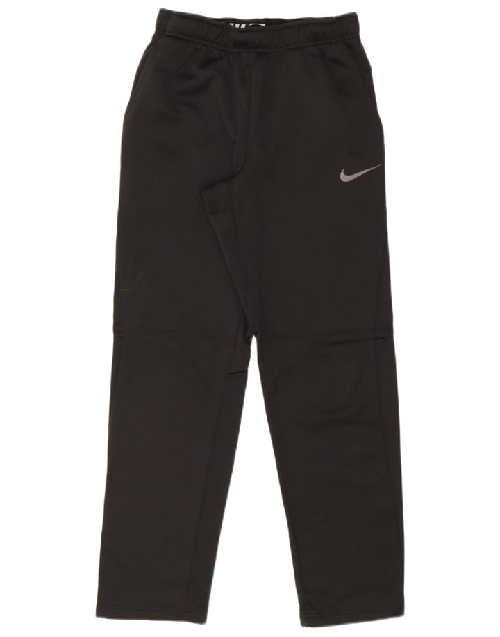 Pantaloni da tuta Nike Dri Fit da uomo piccoli in poliestere nero
