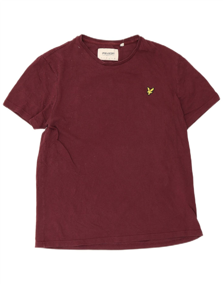 T-shirt da uomo Lyle & Scott Top grande in cotone marrone