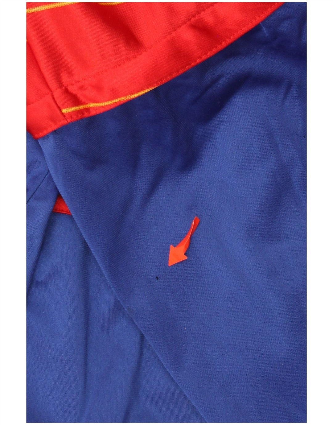 Giacca da tuta da uomo POP 84 XL rossa a blocchi di colore