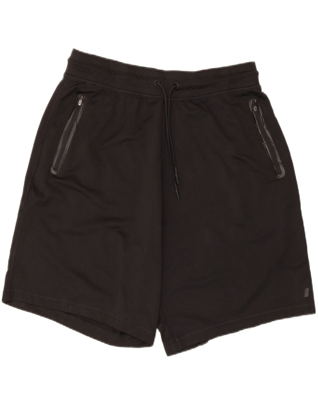 Pantaloncini sportivi Dri-Power da uomo Russell Athletic, grandi, in poliestere nero