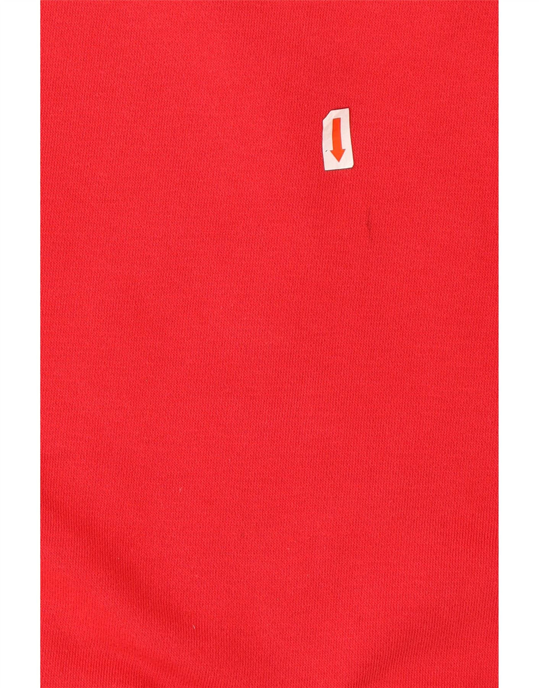 Felpa ADIDAS da uomo Climalite, maglione in cotone color block rosso medio