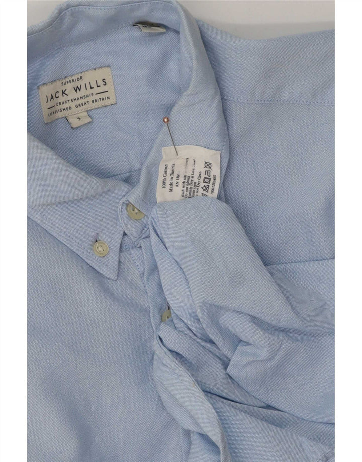 Camicia da uomo Jack Wills piccola in cotone blu