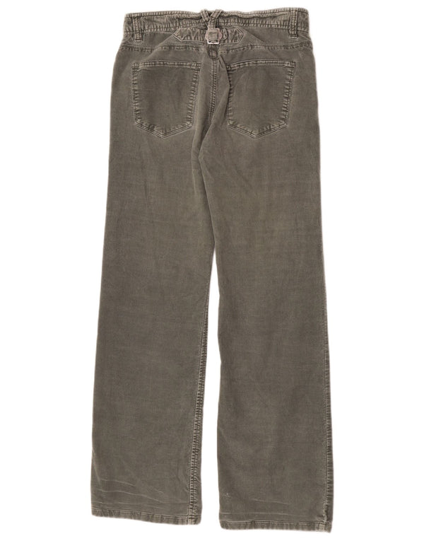Pantaloni casual Gap da donna in velluto vestibilità ampia UK 6 XS W26 L30 cotone kaki