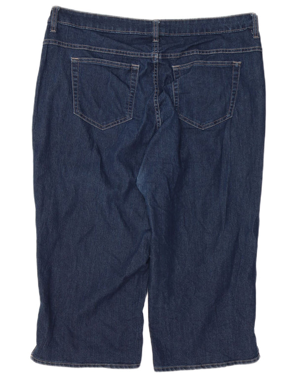 Jeans LEE Riders Capri da donna W38 L19 Blu Navy