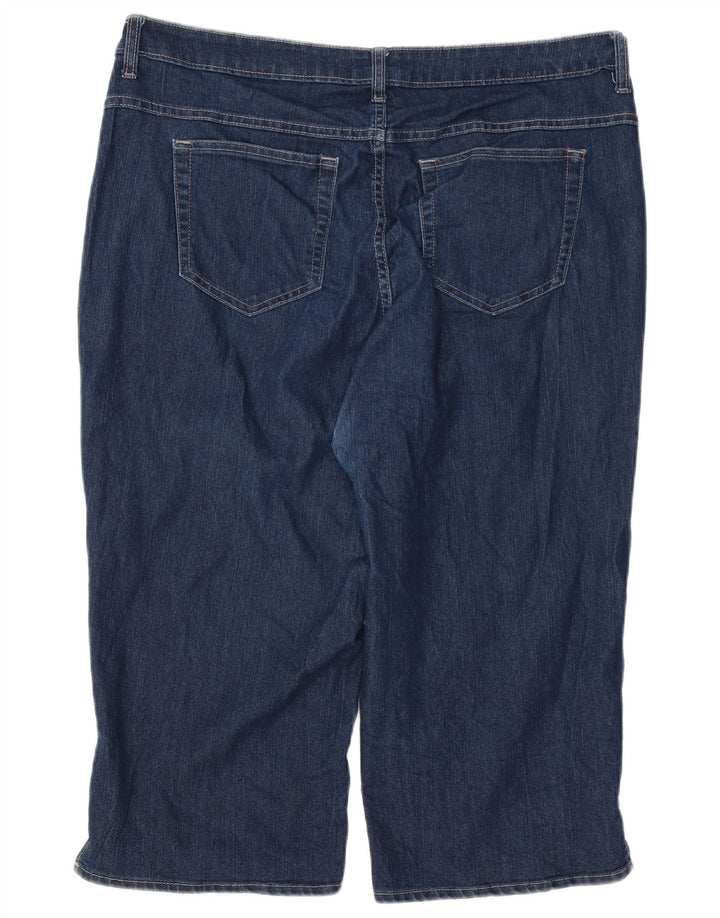 Jeans LEE Riders Capri da donna W38 L19 Blu Navy