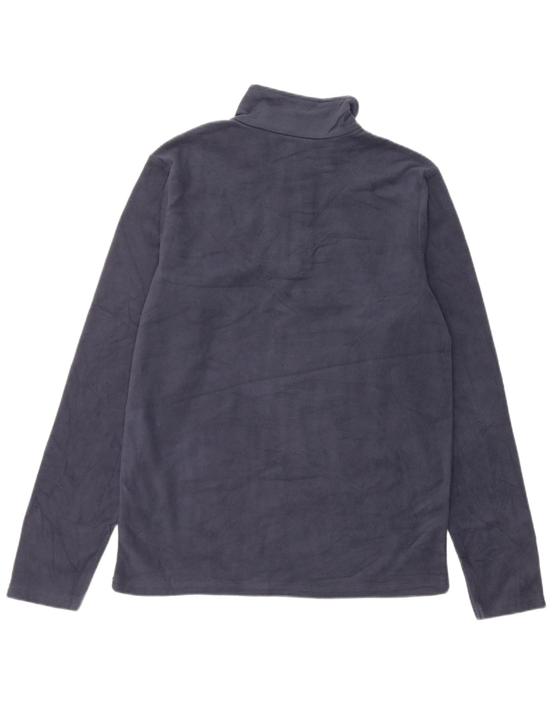 Maglione in pile da uomo con collo e zip Mountain Warehouse XS poliestere blu navy