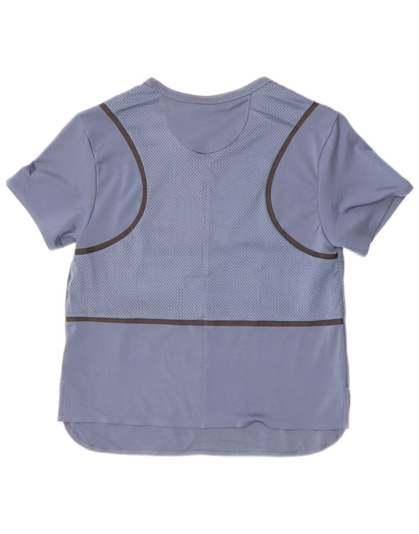 Adidas Stella McCartney Graphic T-shirt da donna Top UK 10 Small Blue Striped