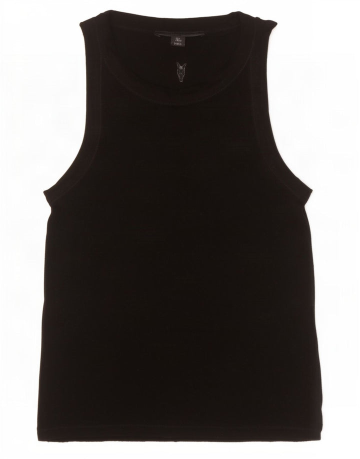 Canotta da donna All Saints UK 10 piccola in Lyocell nero