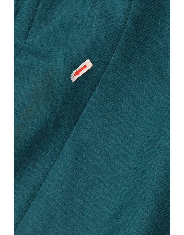 Luisa Spagnoli Giacca Blazer da Donna a 1 Bottone UK 20 2XL Lana Blu