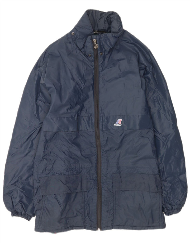 Giacca a vento da uomo K-Way UK 40 Large Blu Navy