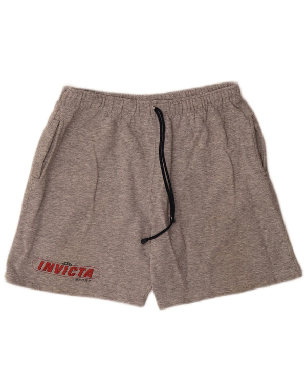 Pantaloncini sportivi grafici da donna Invicta UK 16 grandi grigi screziati