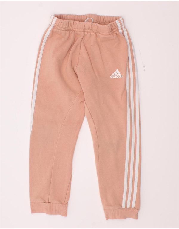 Pantaloni Tuta Bambina Adidas Joggers 3-4 Anni Cotone Rosa