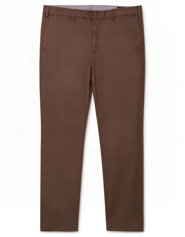 Pantaloni chino slim da uomo Polo Ralph Lauren W40 L32 cotone grigio
