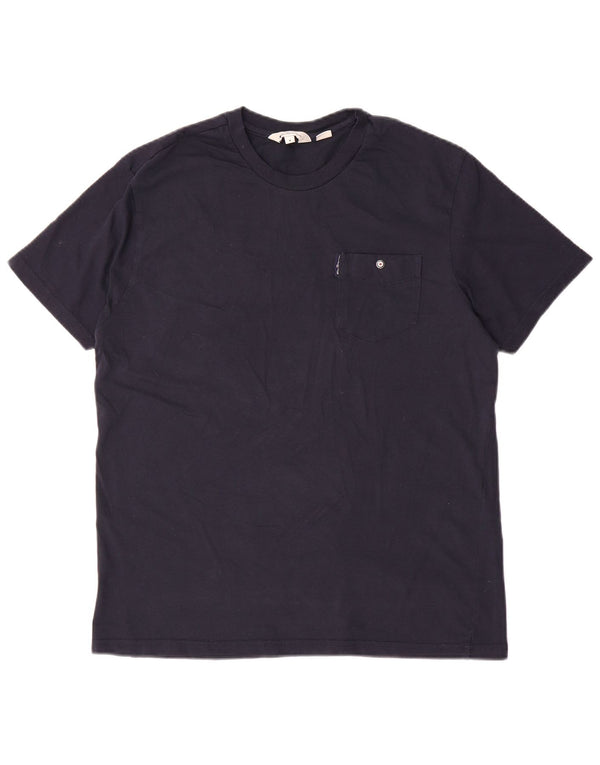 T-shirt da uomo BEN SHERMAN Top in cotone blu navy medio