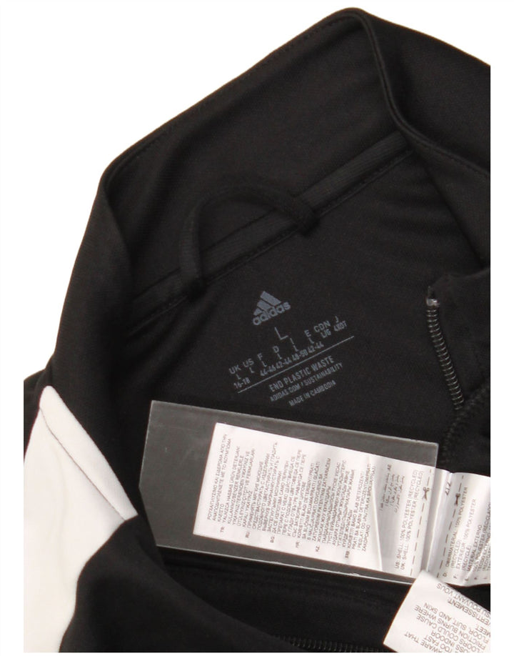 Giacca da tuta da donna Adidas Aeroready UK 16/18 grande poliestere nero