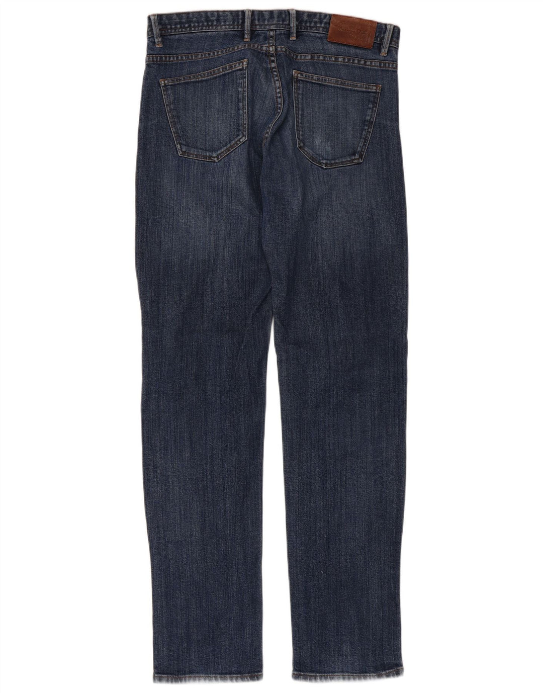 Jeans slim da uomo Massimo Dutti EU 42 Large W32 L32 Blu