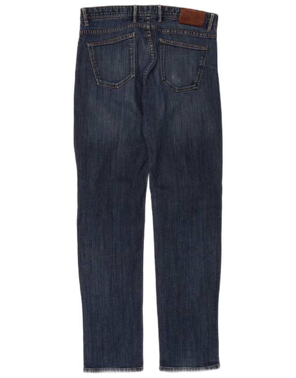 Jeans slim da uomo Massimo Dutti EU 42 Large W32 L32 Blu