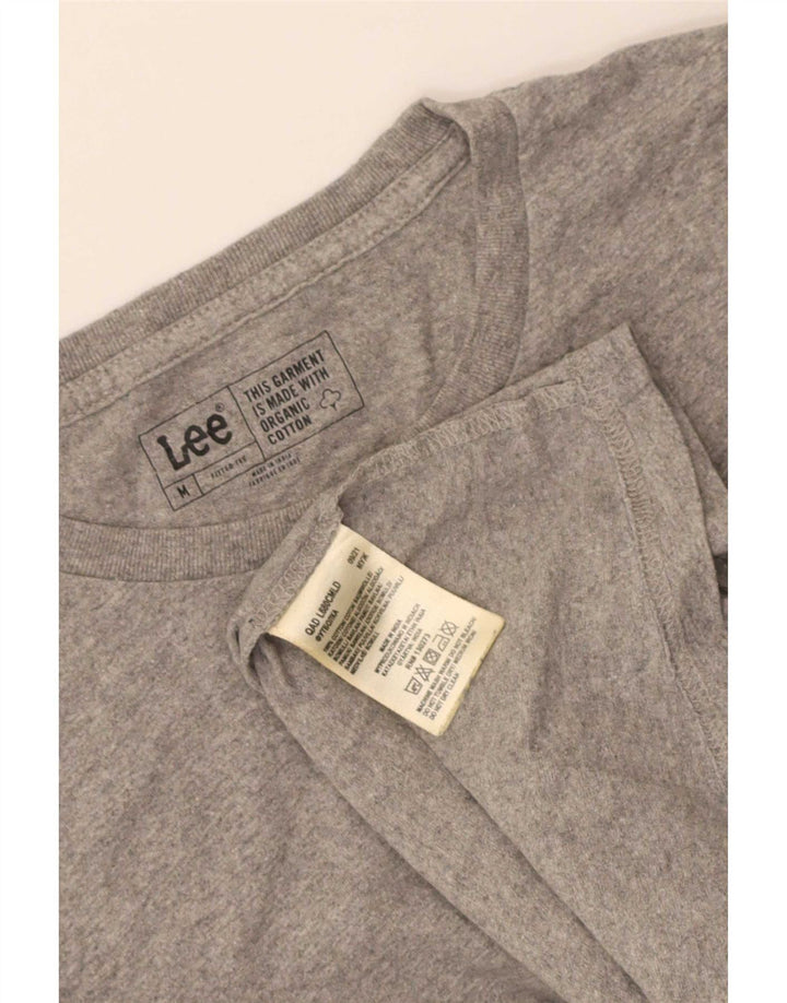 Maglietta da uomo Lee Top in cotone mélange grigio medio